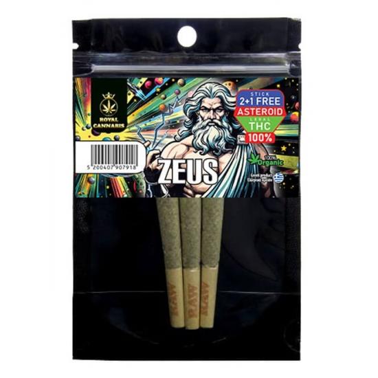 Cannabis Stick Royal Zeus 1,5gr 2+1 Δώρο