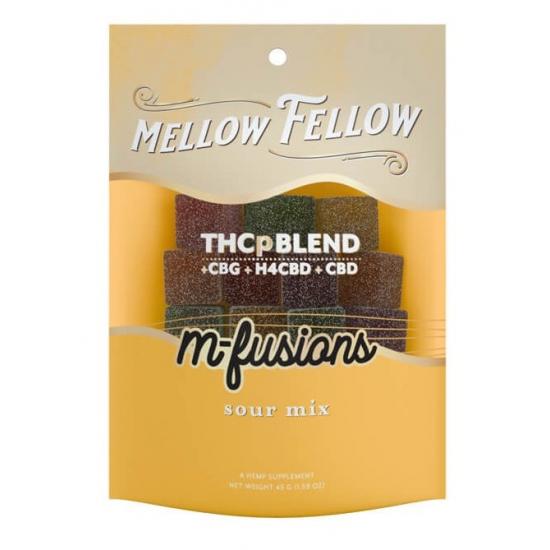 Mellow Fellow THCP Gummies Sour Mix 500mg 45g