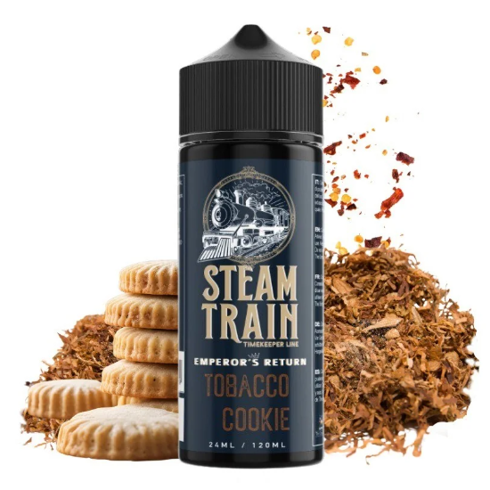 Steam Train Timekeeper Line Tobacco Cookie Emperor's Return 24ml/120ml