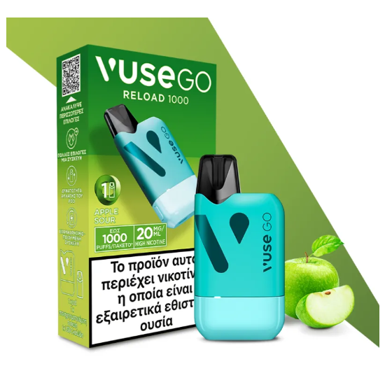 Vuse GO Reload 1000 Apple Sour 20mg